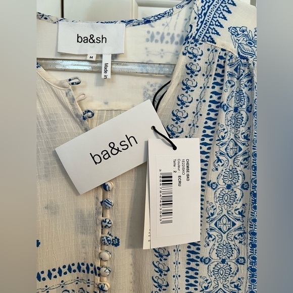 NWT BA&SH Isko Blouse and Skirt In Bandana Print- size Medium - Picture 15 of 15